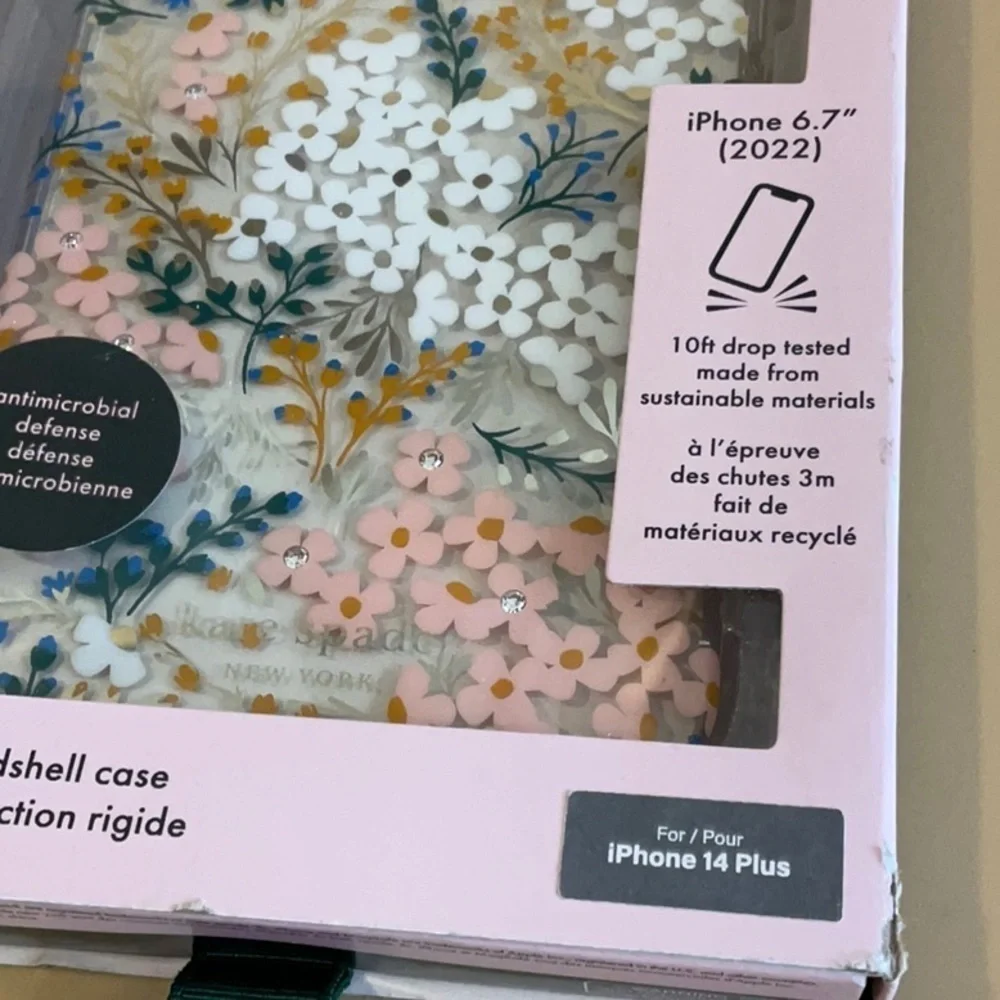Kate Spade New York Protective Hardshell Case for iPhone 14 Plus